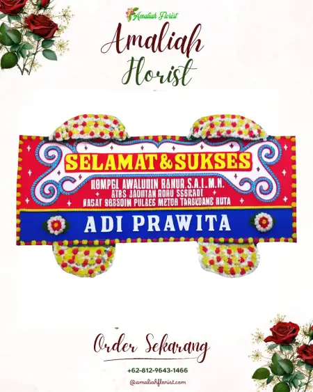 Papan Bunga Ucapan Selamat Cepagan